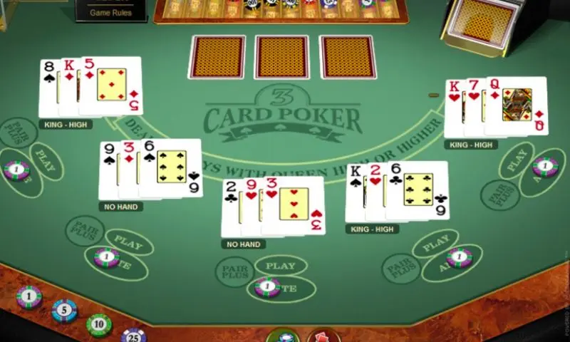 Tìm hiểu sơ lược về game Poker 3 Lá